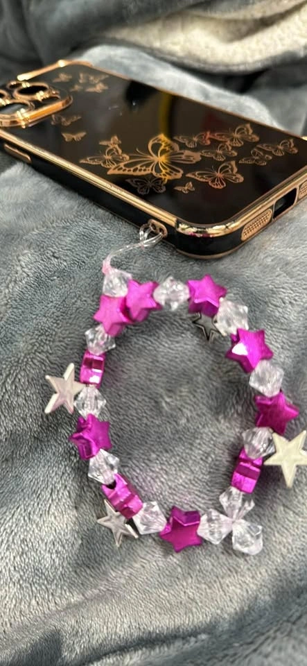 Beaded phone charm - photo 2