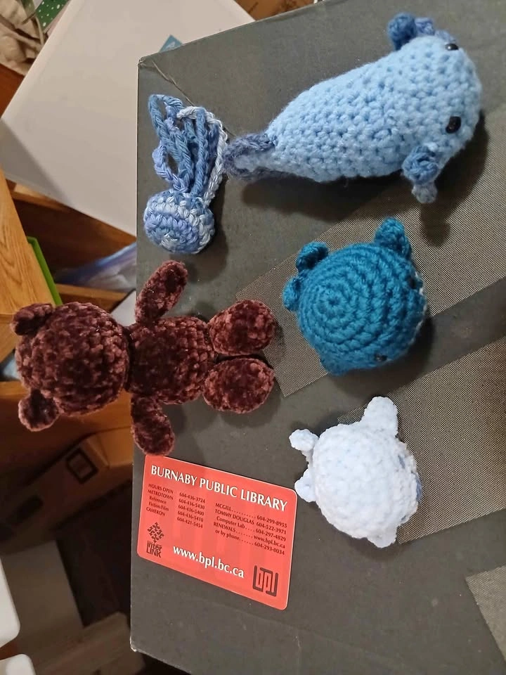 Various crochet animals