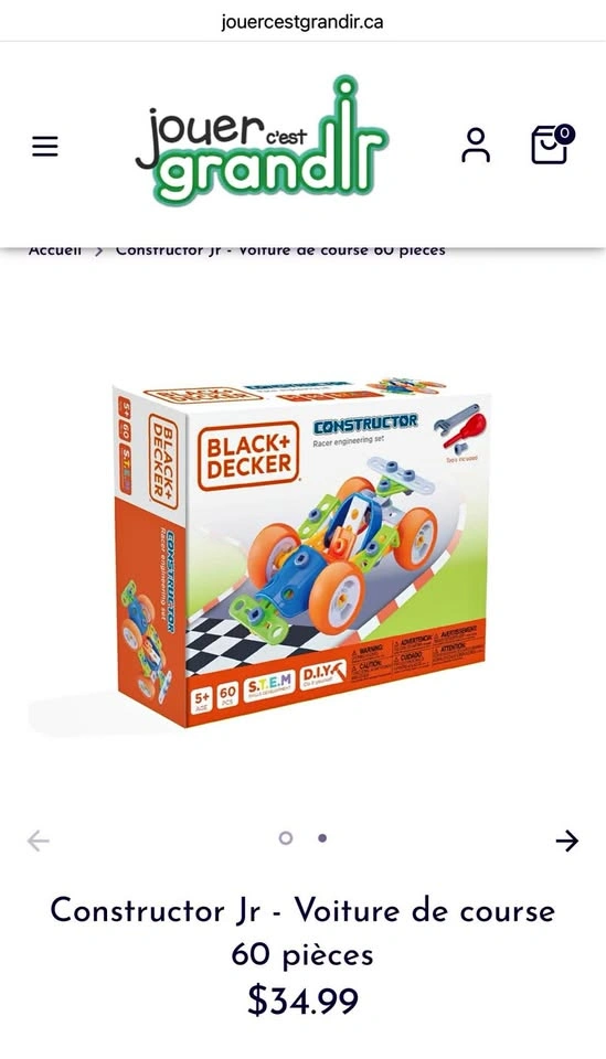 Black and Decker Constructor Racer Set