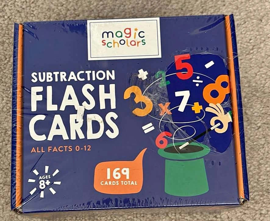 Magic Scholars 169-card educational math sets 8+