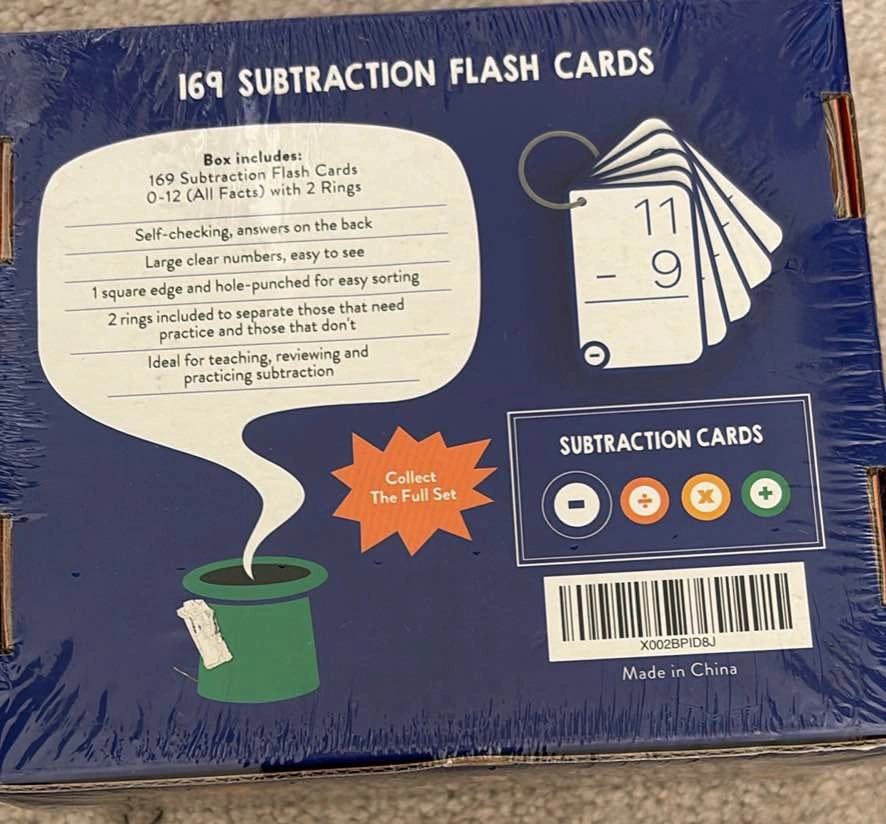 Magic Scholars 169-card educational math sets 8+ - photo 2