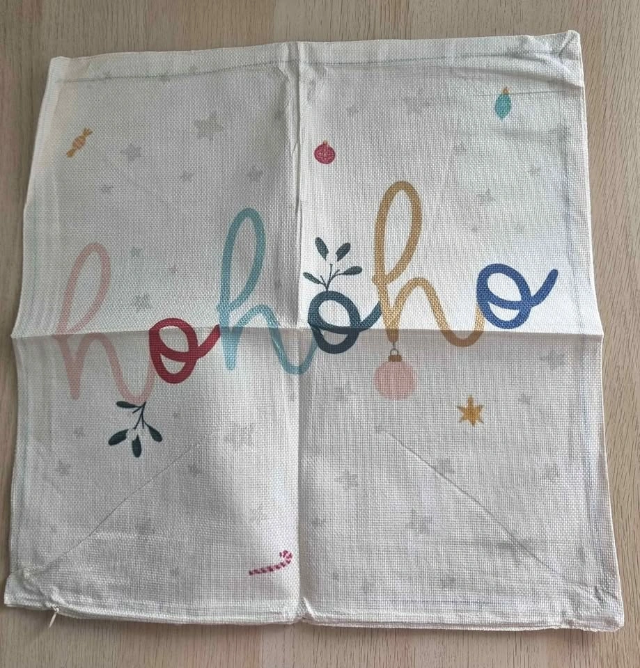Set of 4 Pink & Pastel Christmas Pillow Covers