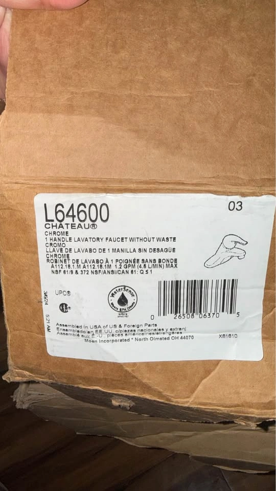Moen L64600 Chateau One Handle Low Arc Bathroom Faucet - photo 2