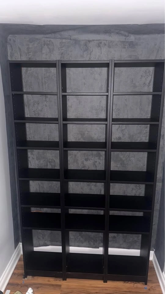 IKEA BILLY Bookcase, black oak effect, 40x28x202 cm - photo 2
