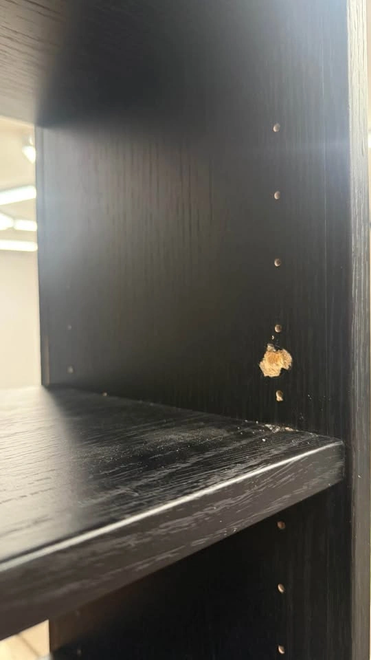 IKEA BILLY Bookcase, black oak effect, 40x28x202 cm - photo 3
