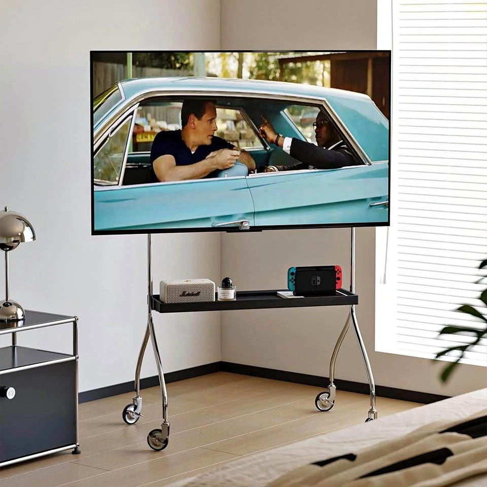 Rolling TV Floor Stand with Wheels | 40–70” TVs | Black | Like N