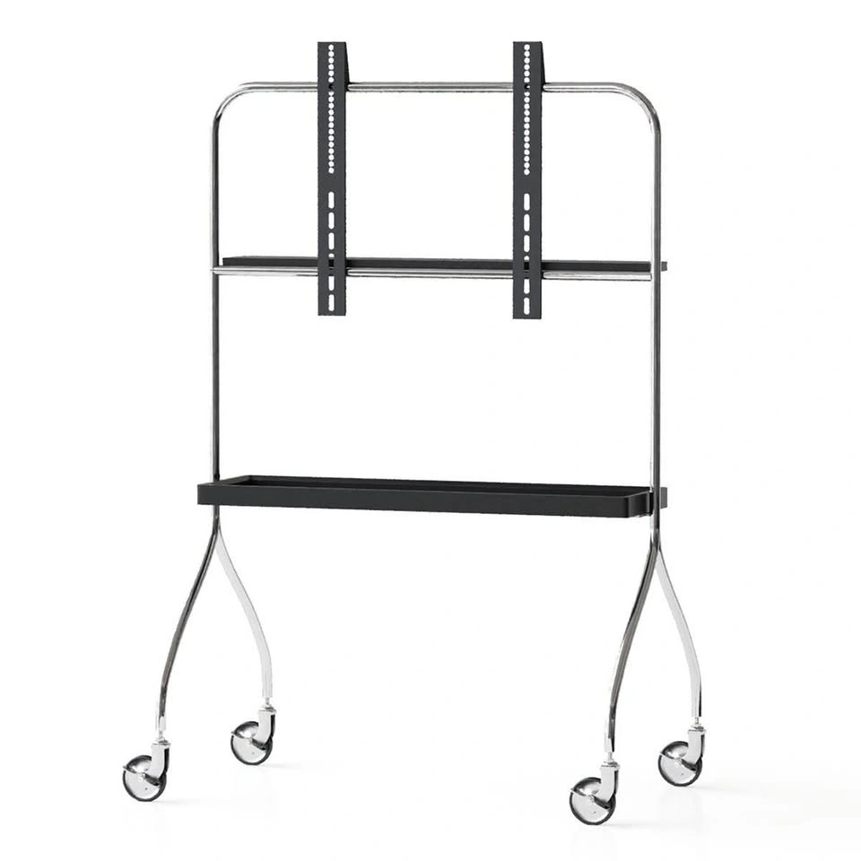 Rolling TV Floor Stand with Wheels | 40–70” TVs | Black | Like N - photo 2