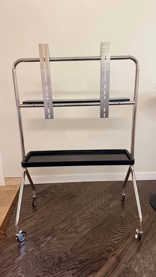 Rolling TV Floor Stand with Wheels | 40–70” TVs | Black | Like N - photo 4