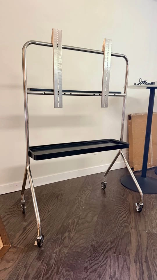 Rolling TV Floor Stand with Wheels | 40–70” TVs | Black | Like N - photo 5