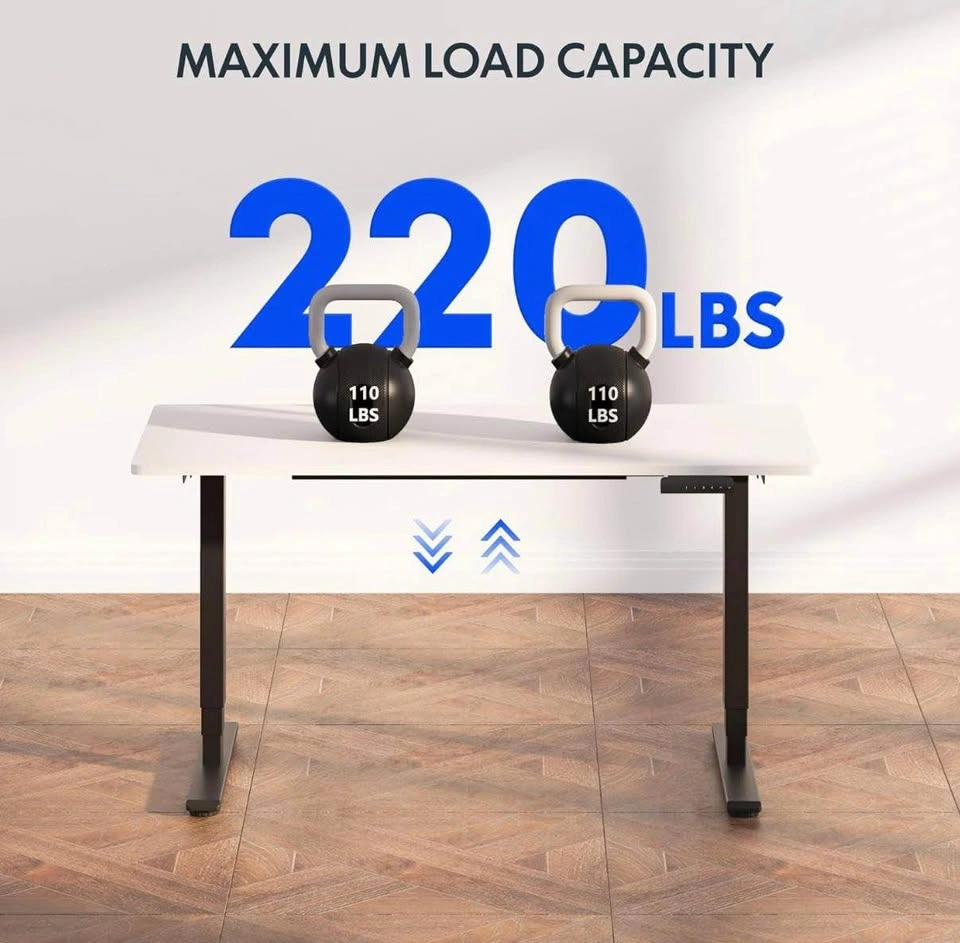 White FLEXISPOT E6 Standing Desk 48x30 – Dual Motor - photo 4