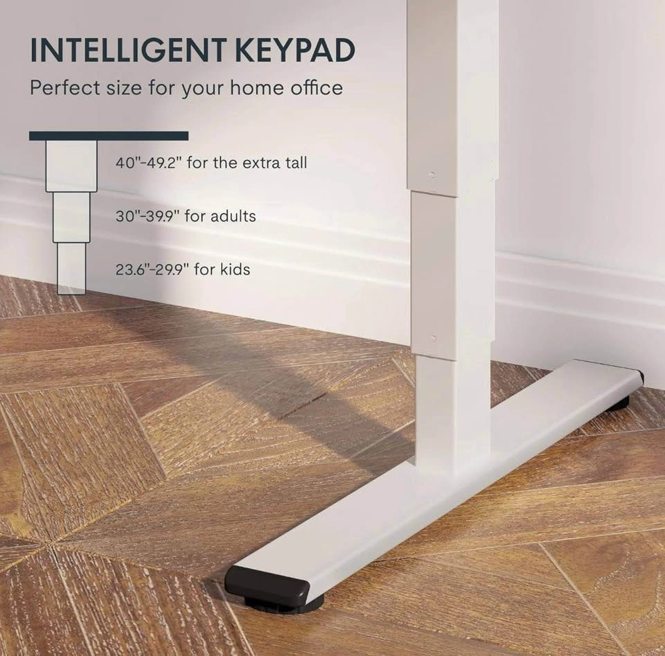 White FLEXISPOT E6 Standing Desk 48x30 – Dual Motor - photo 5