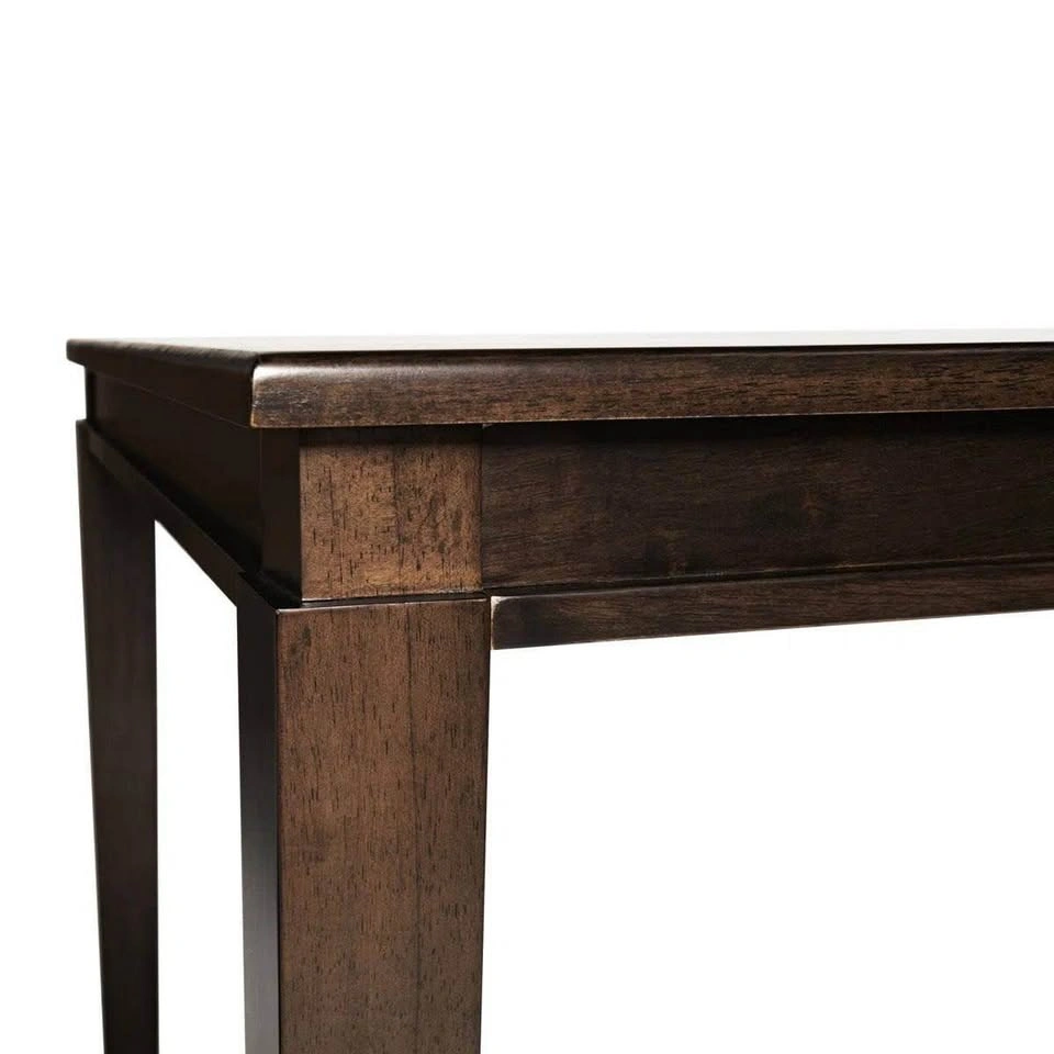 Ballarat Heavy Duty Solid Wood Dining Table - Dark Brown - photo 3
