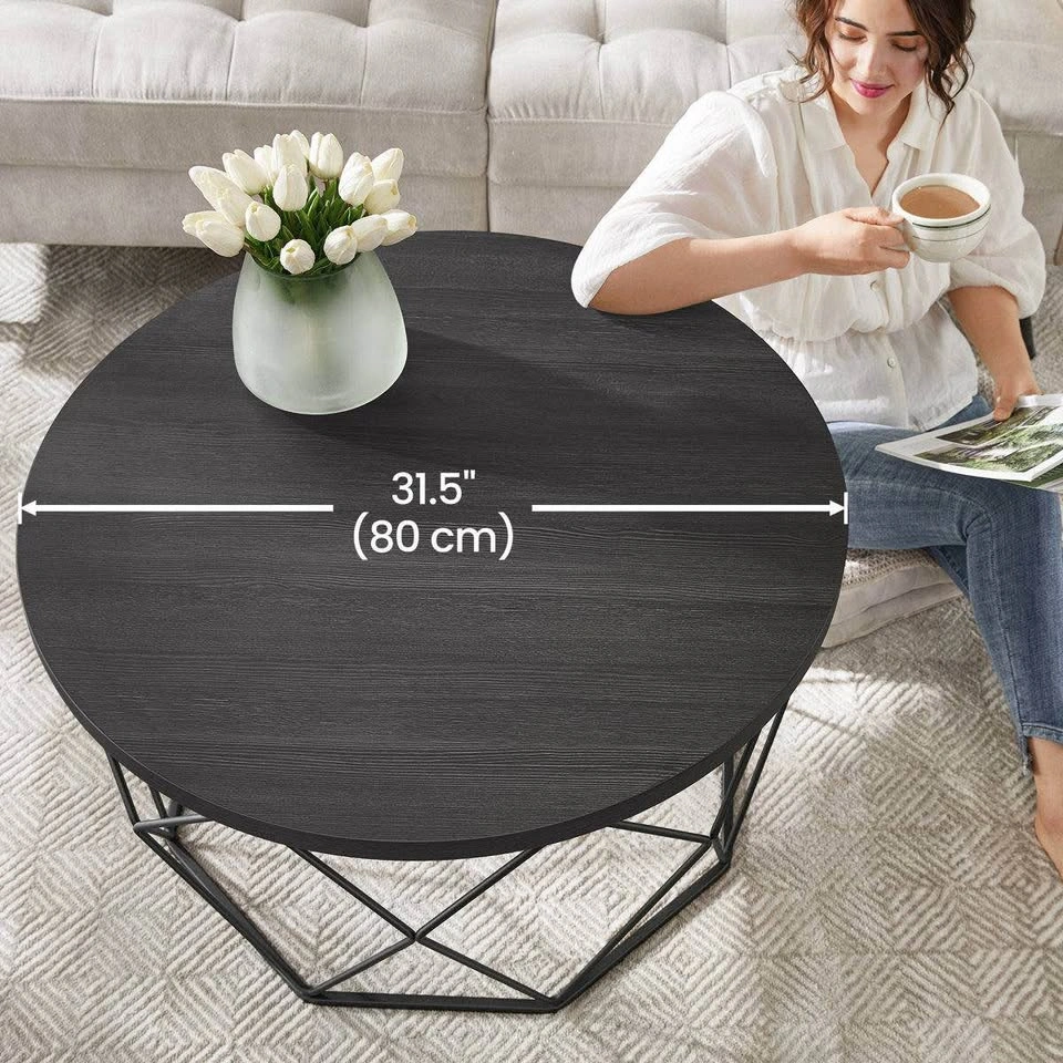 VASAGLE LCT042B22 Black Coffee Table – Brand New, Boxed - photo 2