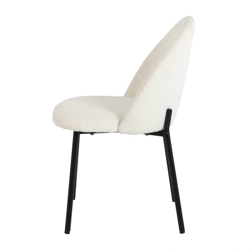 Modern Boucle Dining Chairs – Set of 2 - photo 3