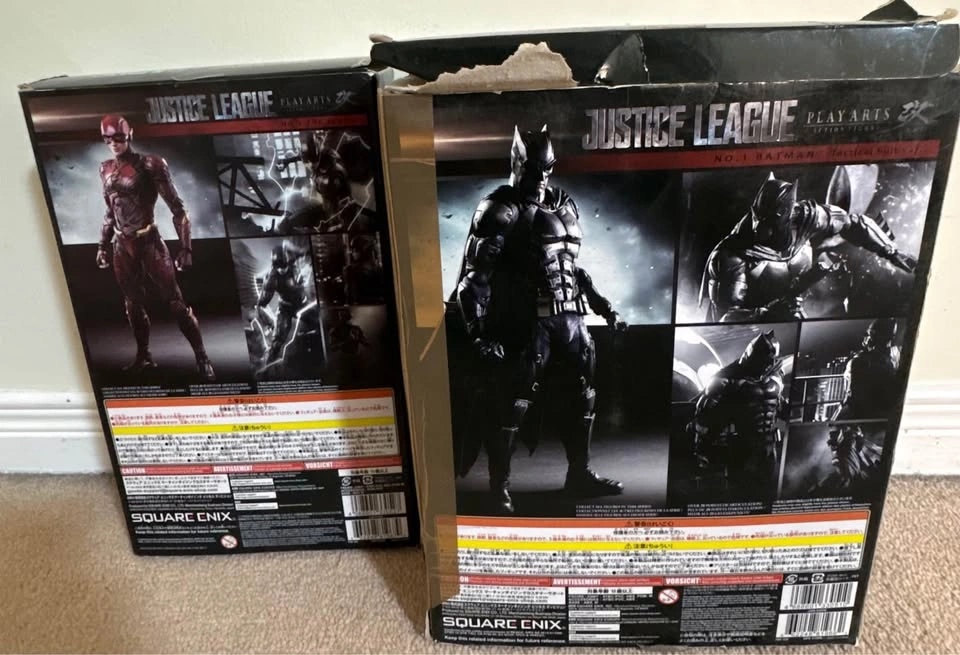 Play Arts Kai Batman and Flash Action Figures - photo 2