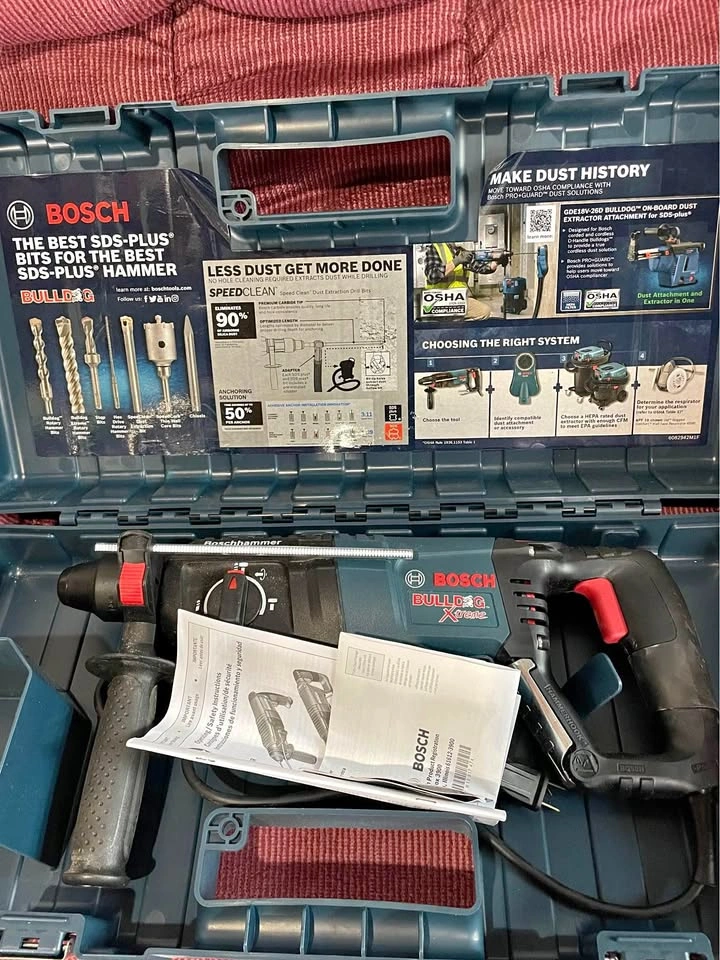 BOSCH Bulldog Xtreme Rotary Hammer 11255vsr