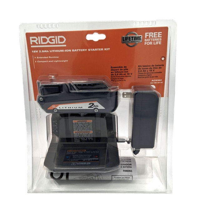 Ridgid Battery and Charger Kit - photo 3