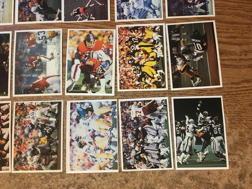 1986 Jeno's Pizza Rolls NFL Action Stickers Complete Set - photo 3