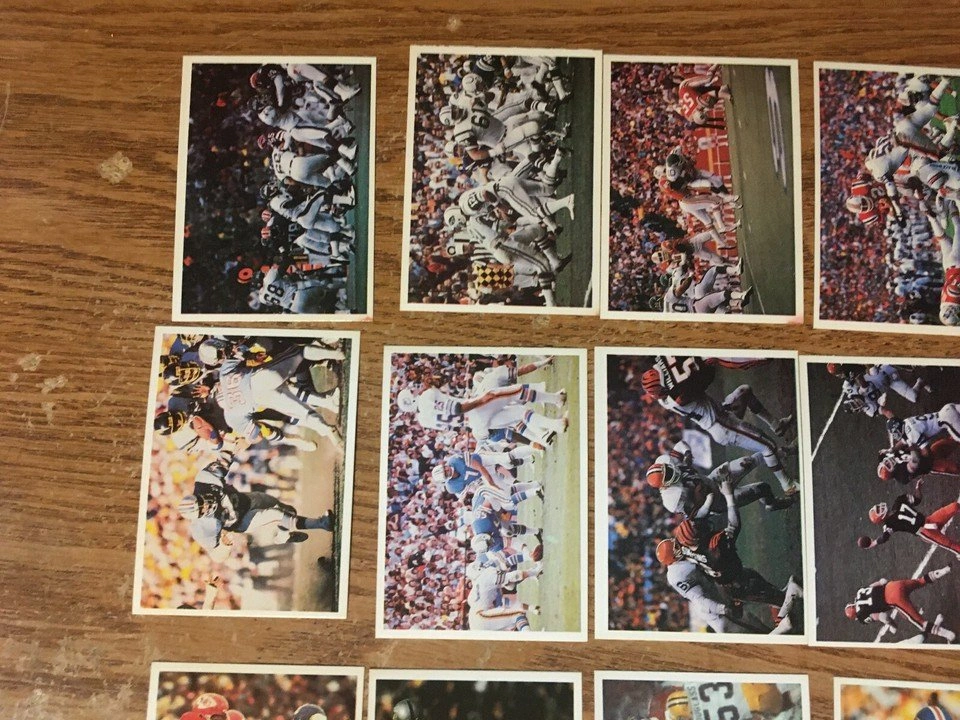 1986 Jeno's Pizza Rolls NFL Action Stickers Complete Set - photo 4
