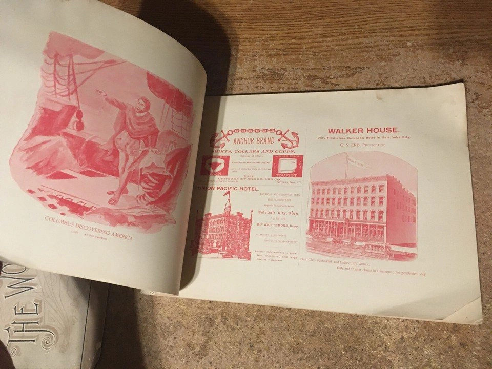 THE WORLD'S FAIR 1893 COLUMBUS WASHINGTON BOOK - photo 4