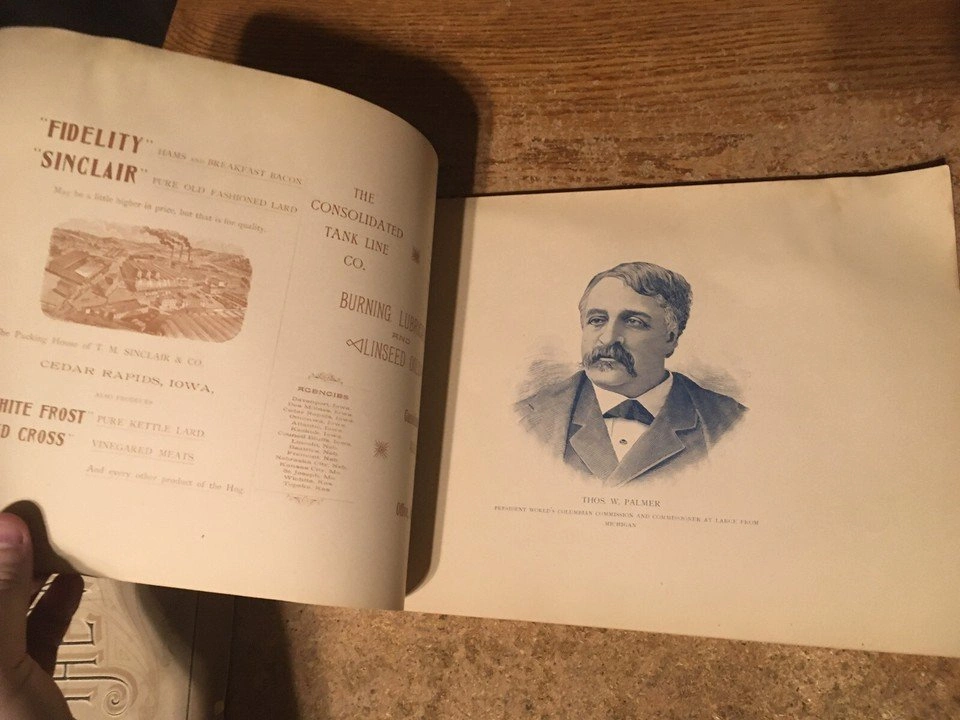 THE WORLD'S FAIR 1893 COLUMBUS WASHINGTON BOOK - photo 5