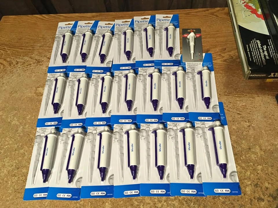 PIPETTE MECHANICAL PIPETTORS SUPER EXACT 75UL MICRO PIPETTE