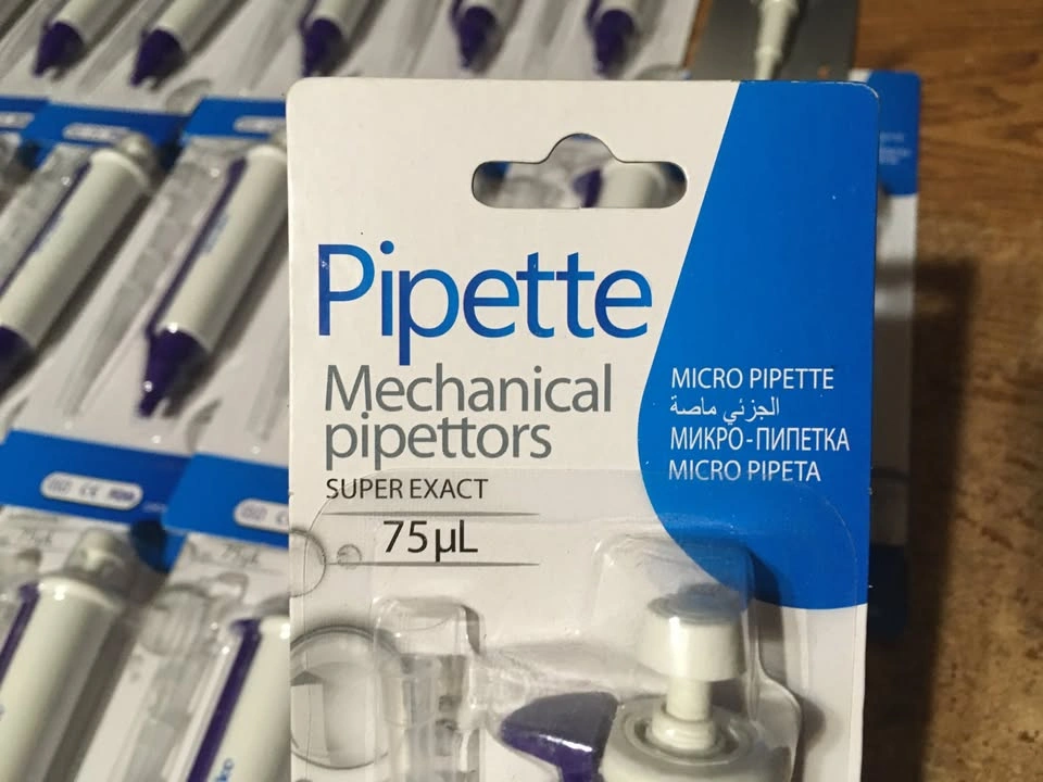PIPETTE MECHANICAL PIPETTORS SUPER EXACT 75UL MICRO PIPETTE - photo 2