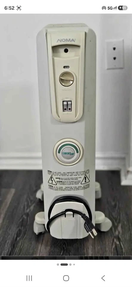 Noma oil filled heater