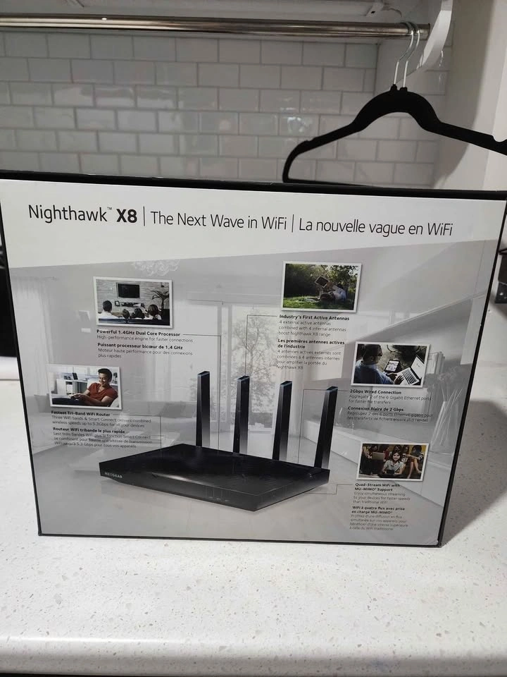 Netgear Nighthawk X8 AC5300 Tri-Band WiFi Router - photo 2