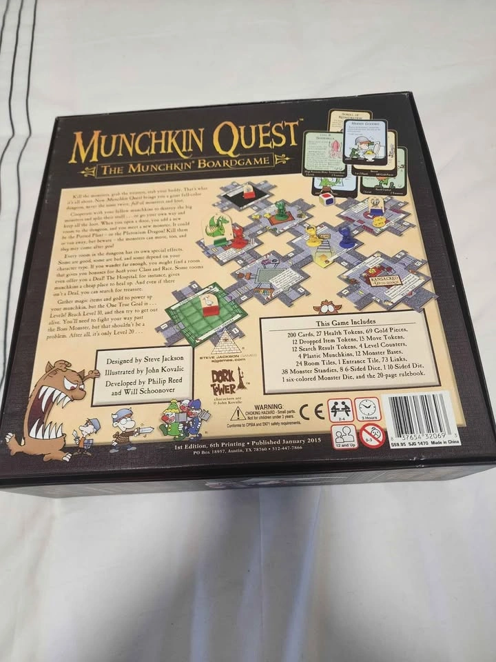 Munchkin Quest Boardgame - photo 3