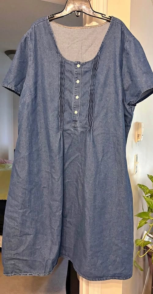 Denim SHEIN dress, 3X