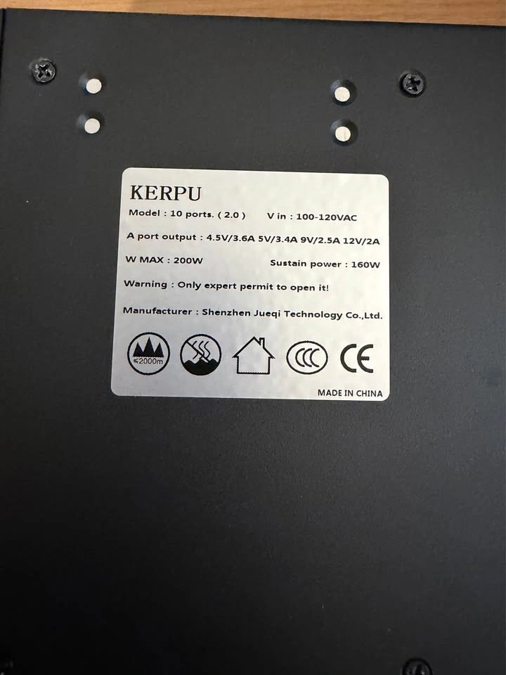 10-Port 200W USB Charging Station - photo 4