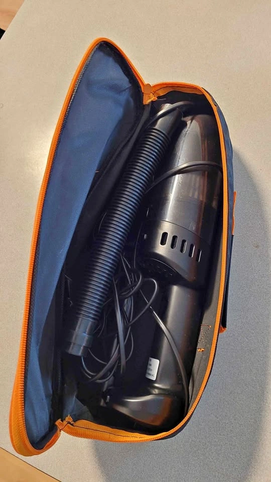 Portable Car Vacuum Cleaner with Attachments & Carrying Case