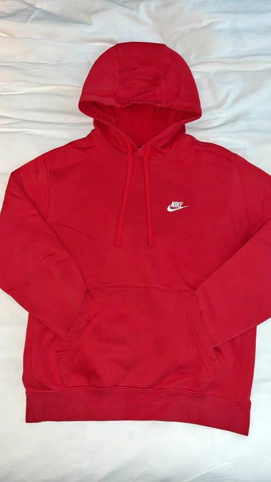nike red hoodie M