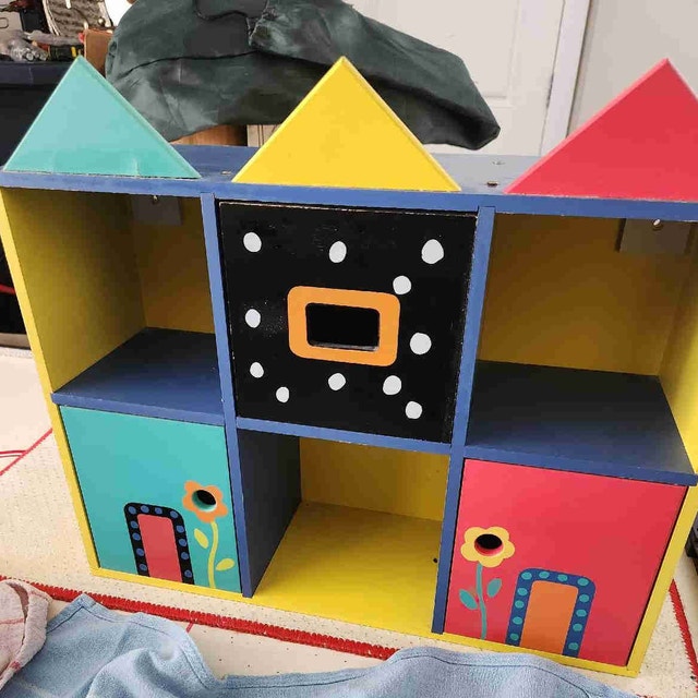 90s IKEA Children’s Play-House Storage Unit, Rare Retro Find!