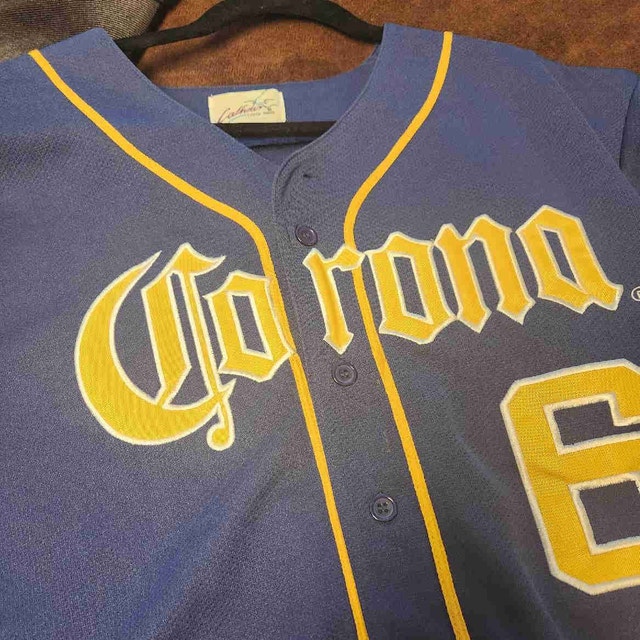 Vintage Corona Baseball Jersey – Size Large