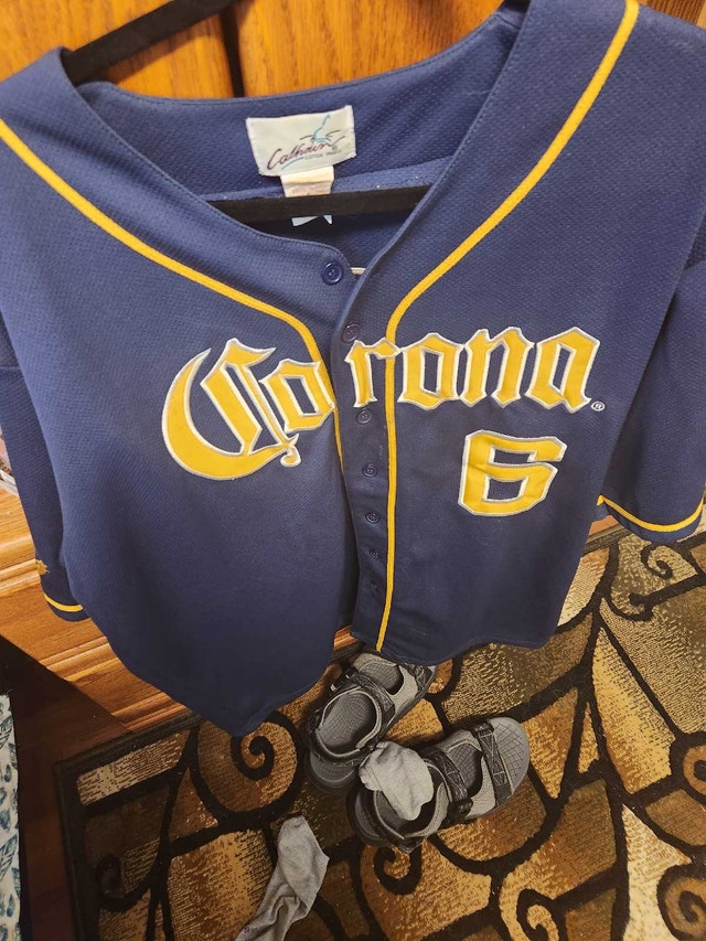 Vintage Corona Baseball Jersey – Size Large - photo 4