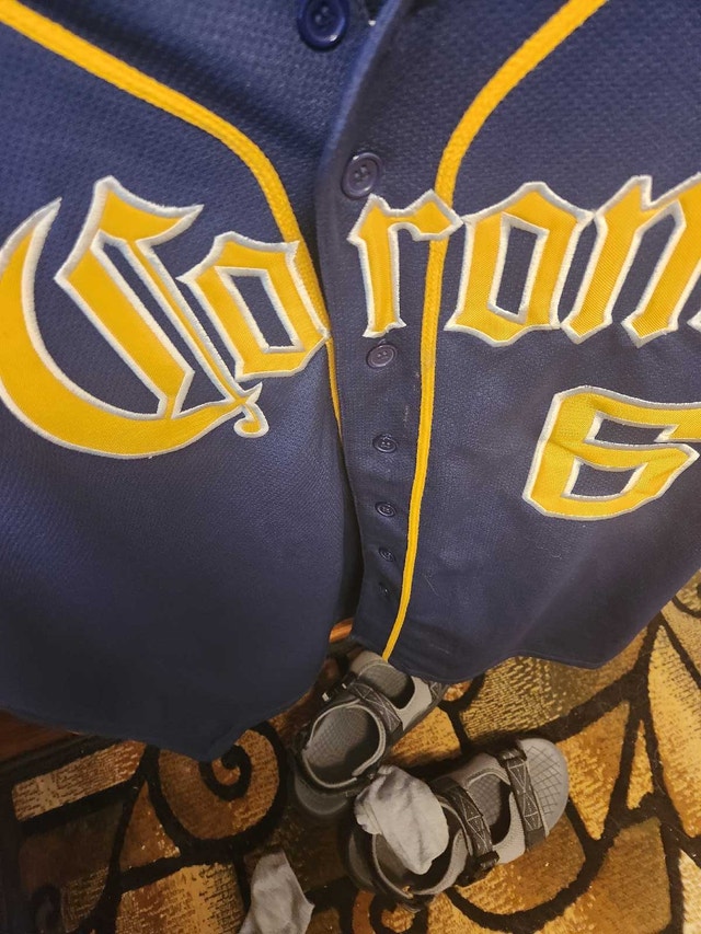 Vintage Corona Baseball Jersey – Size Large - photo 5