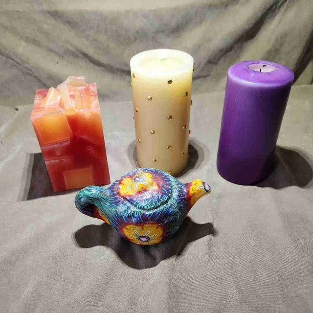 Unique Decorative Candle Bundle – Artisan-Style Set