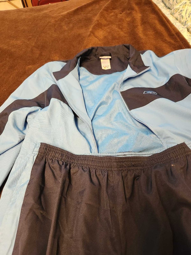 Vintage Reebok Tracksuit - Light Blue & Navy - Size XL - photo 5
