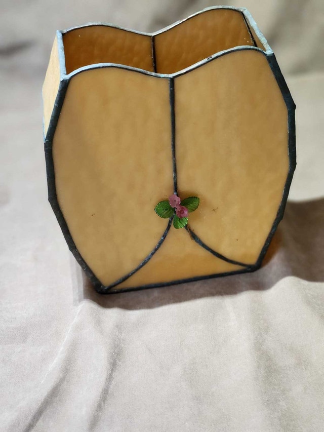 Beautiful Handmade Home Decor Set/Luminary & Stained Glass - photo 3