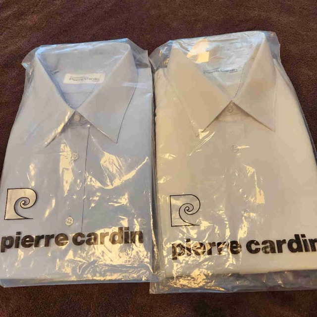 Set of 2 Vintage Pierre Cardin Dress Shirts – New in Package