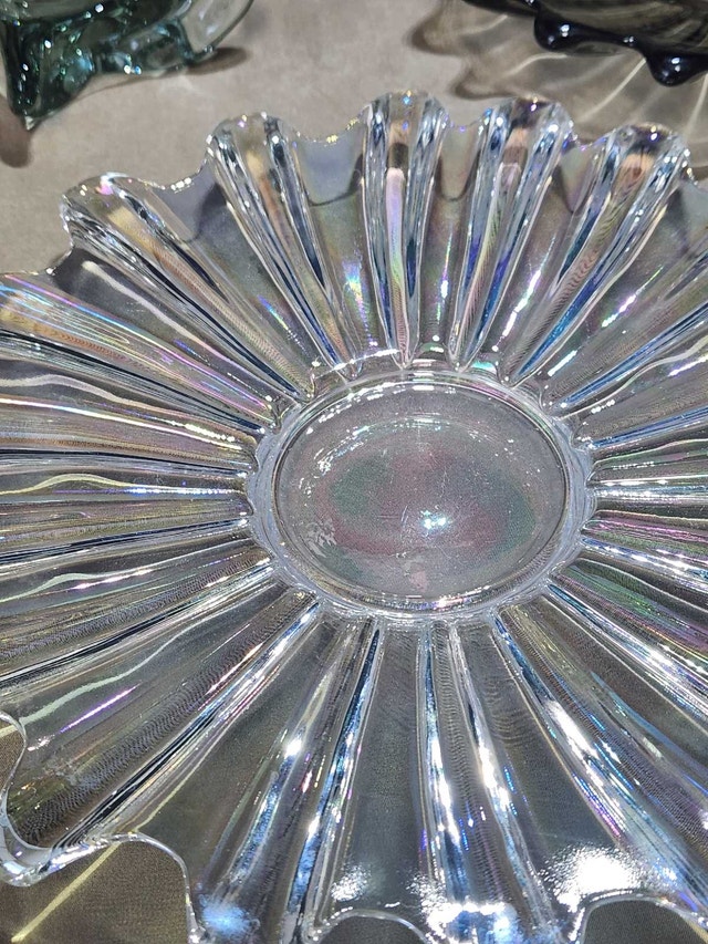 Decorative Glass Platters & Art Glass Dish - photo 2
