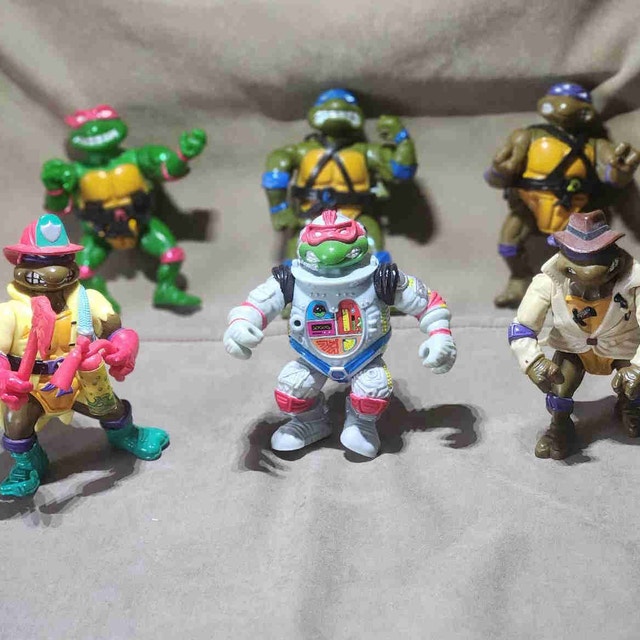 90s TMNT Action Figure Lot - 6 Figures
