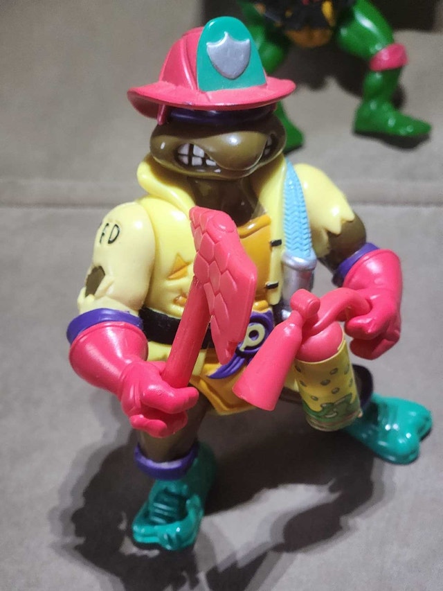 90s TMNT Action Figure Lot - 6 Figures - photo 2