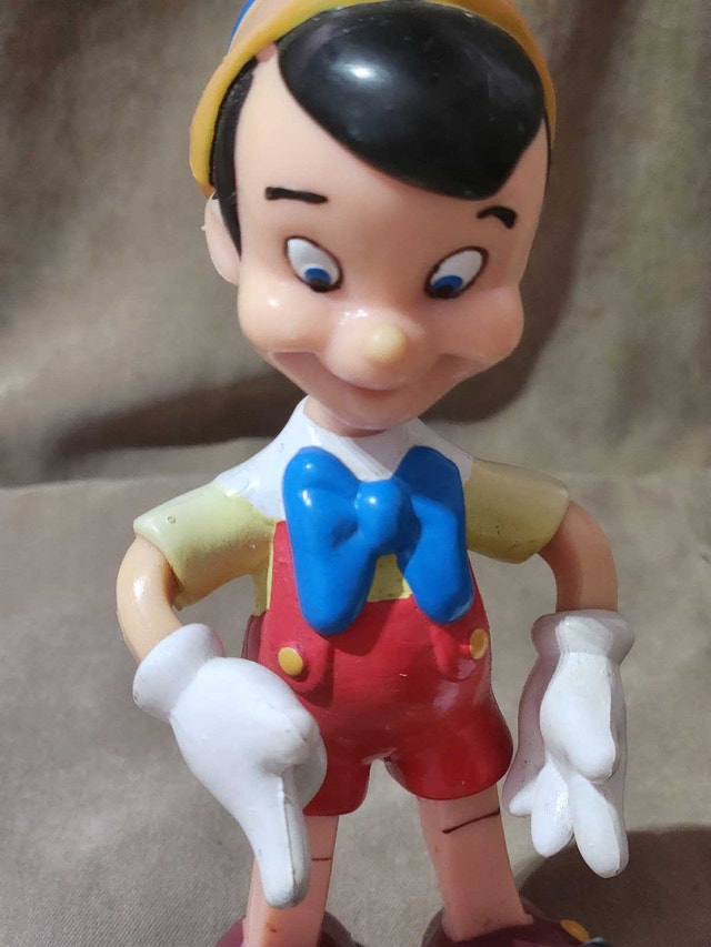 Rare 90s Disney Pinocchio Pax Mfg Co Bendable Figure Set of 4 - photo 2