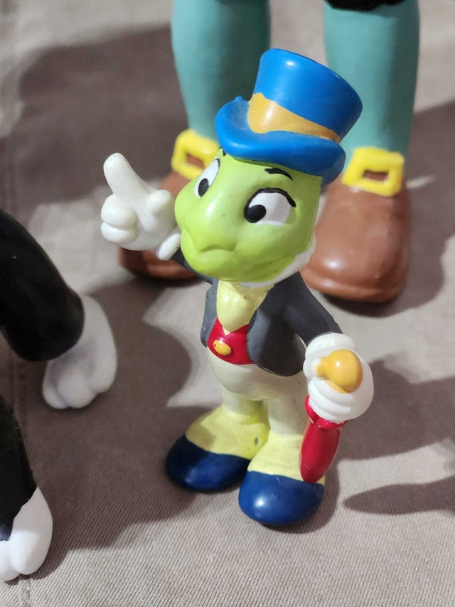 Rare 90s Disney Pinocchio Pax Mfg Co Bendable Figure Set of 4 - photo 5