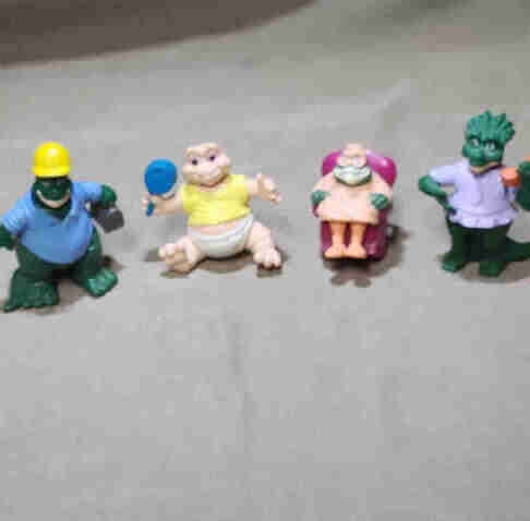 Vintage 1992 McDonald's "Dinosaurs" TV Show Toy Lot