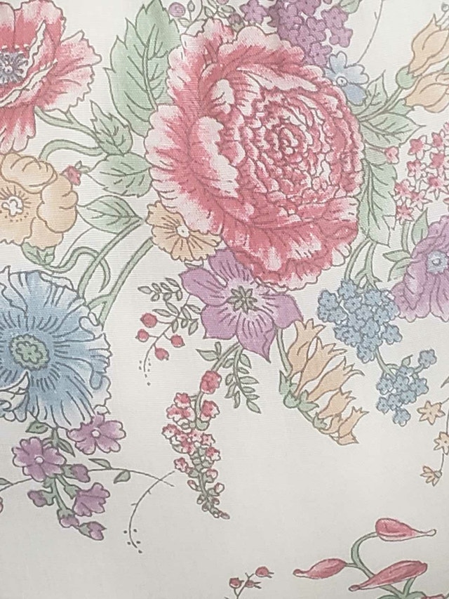 Custom 1980s Cottagecore Floral Chintz Ruffle & Lace Pillows - photo 4