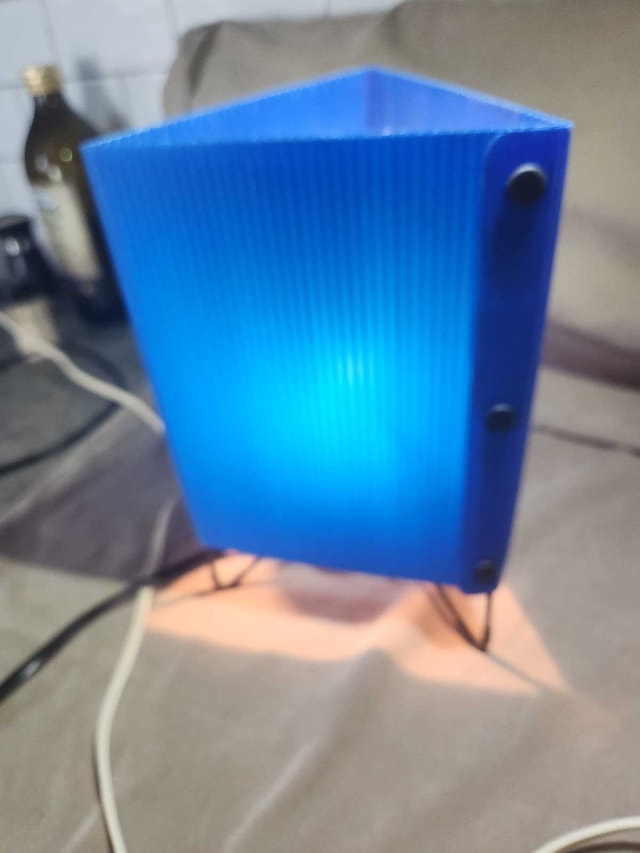 Rare Vintage 1990s IKEA Triangular Table Lamp - photo 3